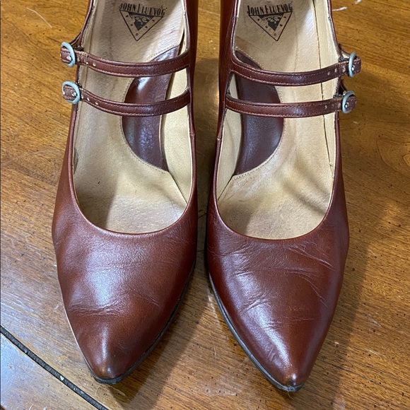 Fluevog Coffee double-strap pumps - Picture 4 of 8